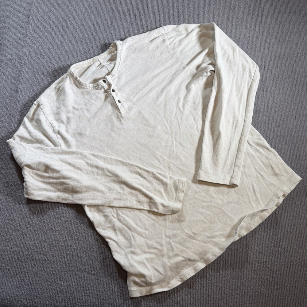 Rye 51 Lightweight‎ White Crew Neck Sweater Cotton *